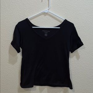 American eagle soft and sexy black v neck